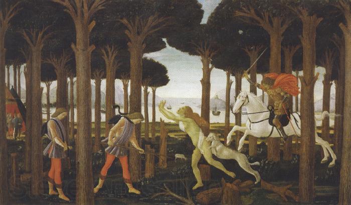 Sandro Botticelli Novella di Nastagio degli onesti (mk36)